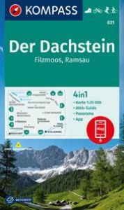 KOMPASS Wanderkarte 031 Der Dachstein, Ramsau, Filzmoos 1:25.000  9783991217787
