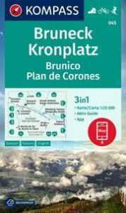 KOMPASS Wanderkarte 045 Bruneck, Kronplatz/Brunico, Plan de Corones 1:25.000  9783991215967