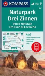 KOMPASS Wanderkarte 047 Naturpark Drei Zinnen, Parco Naturale Tre Cime di Lavaredo 1:25.000  9783991214649