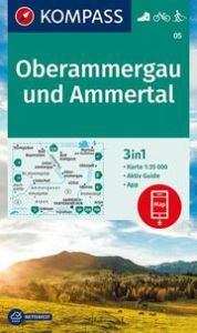 KOMPASS Wanderkarte 05 Oberammergau und Ammertal 1:35.000  9783990442708