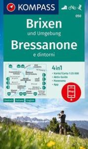 KOMPASS Wanderkarte 050 Brixen und Umgebung, Bressanone e dintorni 1:25.000  9783990448533