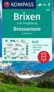 KOMPASS Wanderkarte 050 Brixen und Umgebung/Bressanone e dintorni 1:25.000  9783991217350