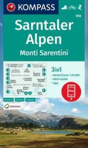 KOMPASS Wanderkarte 056 Sarntaler Alpen, Monti Sarentini 1:25.000  9783991214779