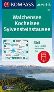 KOMPASS Wanderkarte 06 Walchensee, Kochelsee, Sylvensteinstausee 1:25.000  9783991215547