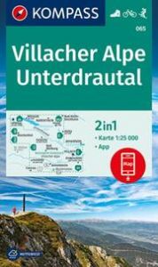 KOMPASS Wanderkarte 065 Villacher Alpe, Unterdrautal 1:25.000  9783990446485