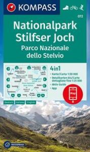 KOMPASS Wanderkarte 072 Nationalpark Stilfserjoch, Parco Nazionale dello Stelvio 1:50.000  9783990447277