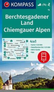 KOMPASS Wanderkarte 14 Berchtesgadener Land, Chiemgauer Alpen 1:50.000  9783990448403