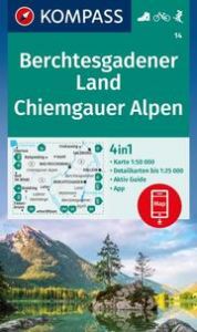 KOMPASS Wanderkarte 14 Berchtesgadener Land, Chiemgauer Alpen 1:50.000  9783991218272