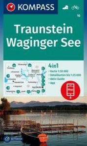 KOMPASS Wanderkarte 16 Traunstein, Waginger See 1:50.000  9783991218296
