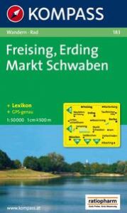 KOMPASS Wanderkarte 183 Freising - Erding - Markt Schwaben 1:50.000  9783854914235