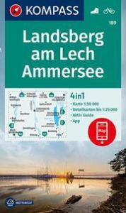 KOMPASS Wanderkarte 189 Landsberg am Lech, Ammersee 1:50.000  9783991212164