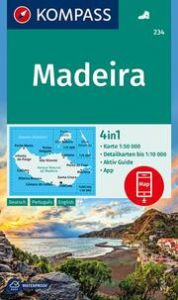 KOMPASS Wanderkarte 234 Madeira 1:50.000  9783990446508