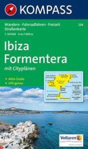 KOMPASS Wanderkarte 239 Ibiza, Formentera 1:50.000  9783854911739
