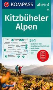 KOMPASS Wanderkarte 29 Kitzbüheler Alpen 1:50.000  9783991212683