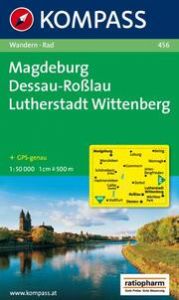 KOMPASS Wanderkarte 456 Magdeburg - Dessau - Roßlau - Lutherstadt Wittenberg 1:50.000  9783850261180