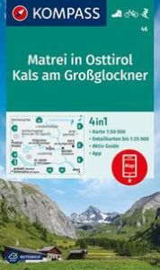 KOMPASS Wanderkarte 46 Matrei in Osttirol, Kals am Großglockner 1:50.000  9783991212515