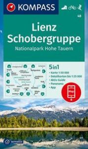 KOMPASS Wanderkarte 48 Lienz, Schobergruppe, Nationalpark Hohe Tauern 1:50.000  9783990448366