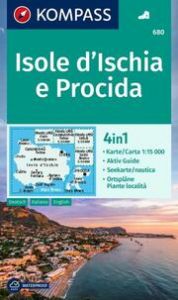 KOMPASS Wanderkarte 680 Isole d' Ischia e Procida 1:15.000  9783991217305