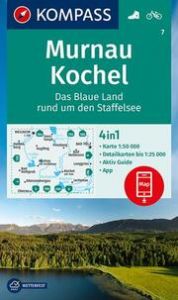 KOMPASS Wanderkarte 7 Murnau - Kochel - Das blaue Land rund um den Staffelsee 1:50.000  9783990449950