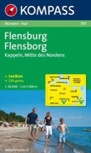 KOMPASS Wanderkarte 707 Flensburg/Flensborg - Kappeln 1:50.000  9783854912408