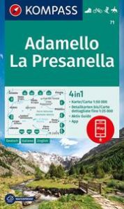 KOMPASS Wanderkarte 71 Adamello, La Presanella 1:50.000  9783991211129
