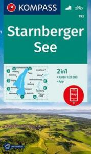 KOMPASS Wanderkarte 793 Starnberger See 1:25.000  9783990449943