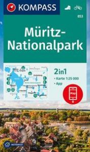 KOMPASS Wanderkarte 853 Müritz-Nationalpark 1:25.000  9783991213802
