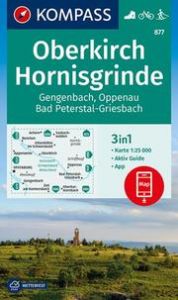 KOMPASS Wanderkarte 877 Oberkirch, Hornisgrinde, Gengenbach, Oppenau, Bad Peterstal-Griesbach 1:25.000  9783991215653