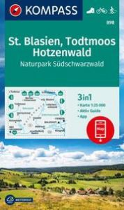 KOMPASS Wanderkarte 898 St. Blasien, Todtmoos, Hotzenwald, Naturpark Südschwarzwald 1:25.000  9783991214670