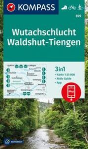 KOMPASS Wanderkarte 899 Wutachschlucht, Waldshut-Tiengen 1:25.000  9783991540922