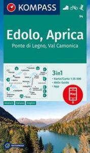 KOMPASS Wanderkarte 94 Edolo, Aprica, Ponte di Legno, Val Camonica 1:35.000  9783991211143