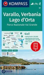 KOMPASS Wanderkarte 97 Varallo, Verbania, Lago d'Orta, Parco Nazionale Val Grande 1:50.000  9783990445525