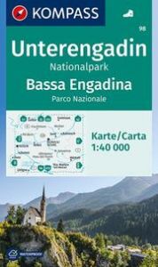 KOMPASS Wanderkarte 98 Unterengadin, Bassa Engadina, Nationalpark, Parco Nazionale 1:40.000  9783991211044