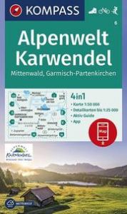 KOMPASS Wanderkarte Alpenwelt Karwendel Mittenwald, Garmisch-Partenkirchen KOMPASS-Karten GmbH 9783990445914