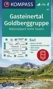 KOMPASS Wanderkarte Gasteinertal, Goldberggruppe, Nationalpark Hohe Tauern KOMPASS-Karten GmbH 9783990447116