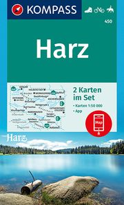 KOMPASS Wanderkarte Harz KOMPASS-Karten GmbH 9783990449172