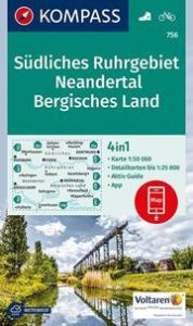 KOMPASS Wanderkarte Südliches Ruhrgebiet, Neandertal, Bergisches Land KOMPASS-Karten GmbH 9783990443378