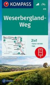 KOMPASS Wanderkarte Weserbergland-Weg KOMPASS-Karten GmbH 9783990447505