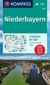 KOMPASS Wanderkarten-Set 160 Niederbayern (3 Karten) 1:50.000  9783991215868