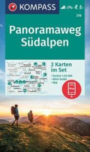 KOMPASS Wanderkarten-Set 218 Panoramaweg Südalpen (2 Karten) 1:25.000  9783991212874