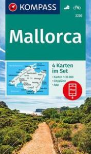 KOMPASS Wanderkarten-Set 2230 Mallorca (4 Karten) 1:35.000  9783990444566