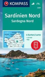 KOMPASS Wanderkarten-Set 2497 Sardinien Nord/Sardegna Nord (4 Karten) 1:50.000  9783991217282