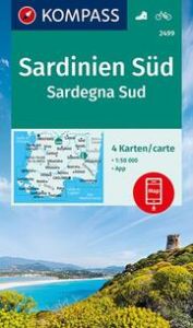 KOMPASS Wanderkarten-Set 2499 Sardinien Süd, Sardegna Sud (4 Karten) 1:50.000  9783990443231
