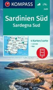 KOMPASS Wanderkarten-Set 2499 Sardinien Süd/Sardegna Sud (4 Karten) 1:50.000  9783991217299