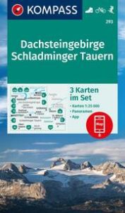 KOMPASS Wanderkarten-Set 293 Dachsteingebirge, Schladminger Tauern (3 Karten) 1:25.000  9783991217688
