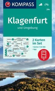 KOMPASS Wanderkarten-Set 294 Klagenfurt und Umgebung (2 Karten) 1:50.000  9783991215738