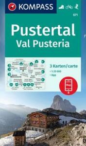 KOMPASS Wanderkarten-Set 671 Pustertal, Val Pusteria (3 Karten) 1:25.000  9783991215950
