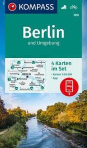KOMPASS Wanderkarten-Set 700 Berlin und Umgebung (4 Karten) 1:50.000  9783991212928