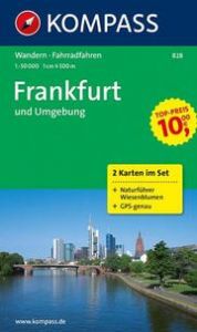KOMPASS Wanderkarten-Set 828 Frankfurt und Umgebung (2 Karten) 1:50.000  9783850261890
