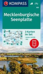 KOMPASS Wanderkarten-Set 865 Mecklenburgische Seenplatte (3 Karten) 1:60.000 KOMPASS-Karten GmbH 9783991212959